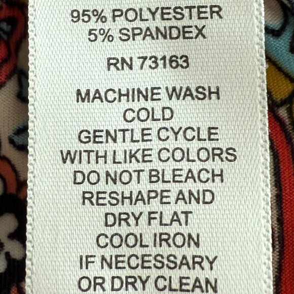 Melissa Paige‎ Colorful Pull On Paisley Palazzo Pants Size L - Picture 8 of 9